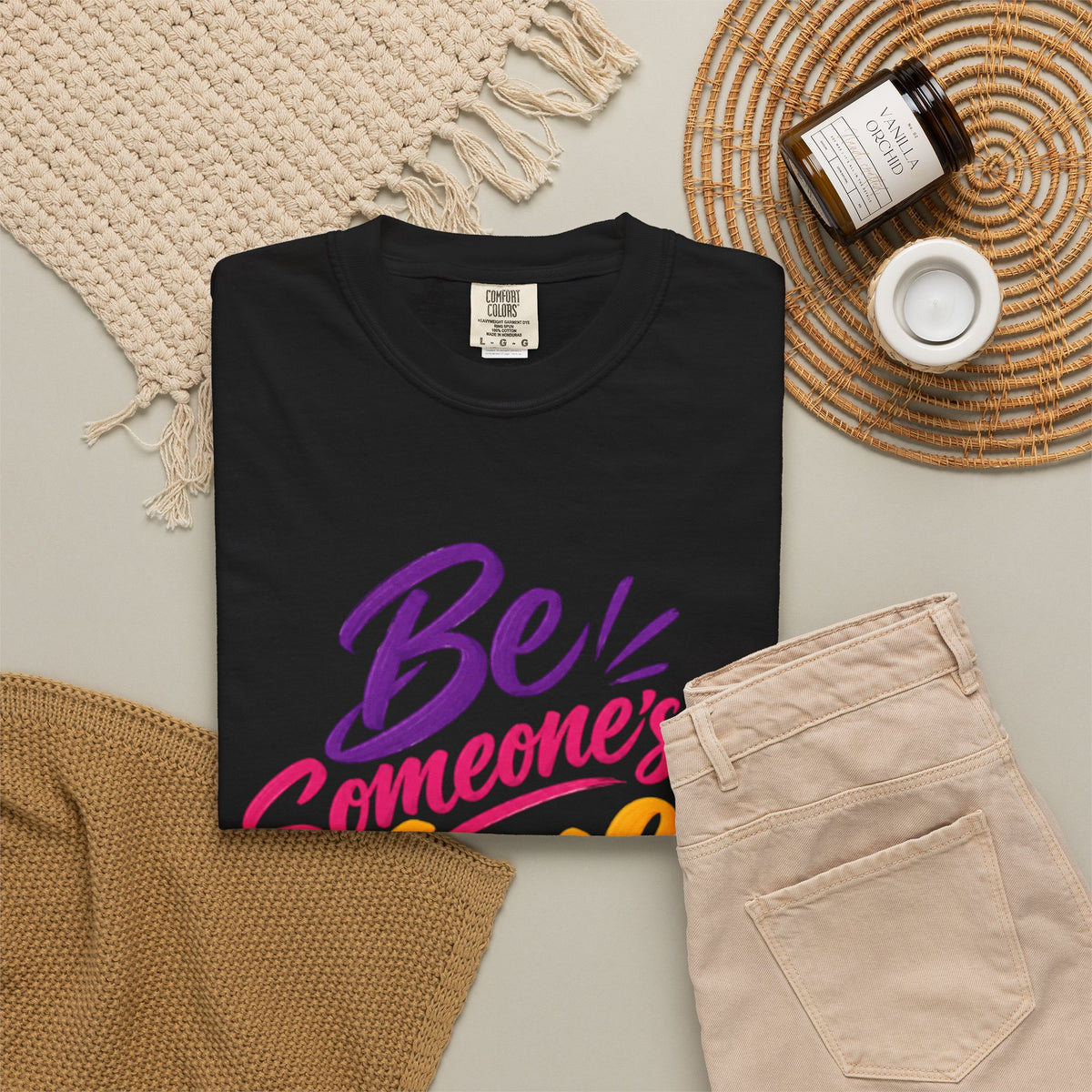 Be Someone's Hope T-Shirt — Purple & Gold Awareness Ribbon Tee