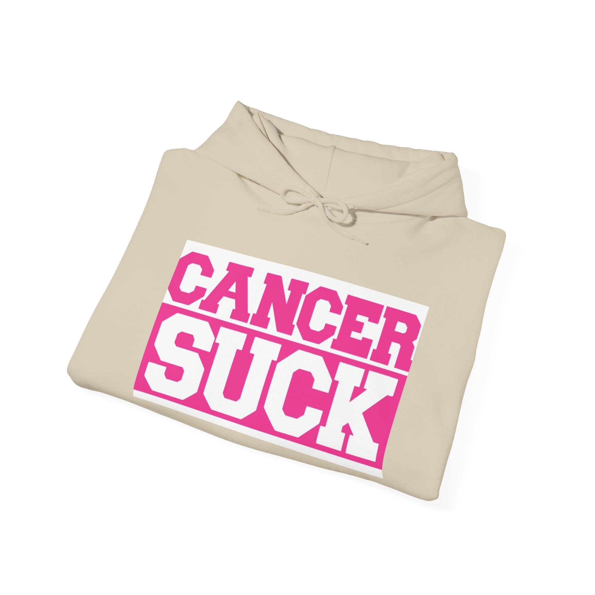 Cancer Suck Hoodie — Bold Pink Breast Cancer Awareness Sweatshirt
