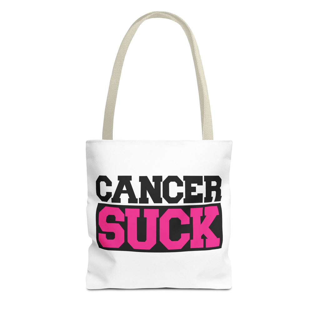 Cancer Suck Pink Awareness Tote
