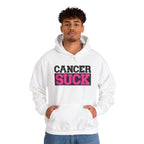Cancer Suck Hoodie — Pink Awareness Support Pullover
