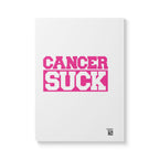Cancer Suck Softcover Journal — Breast Cancer Support Notebook