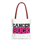 Cancer Suck Pink Awareness Tote
