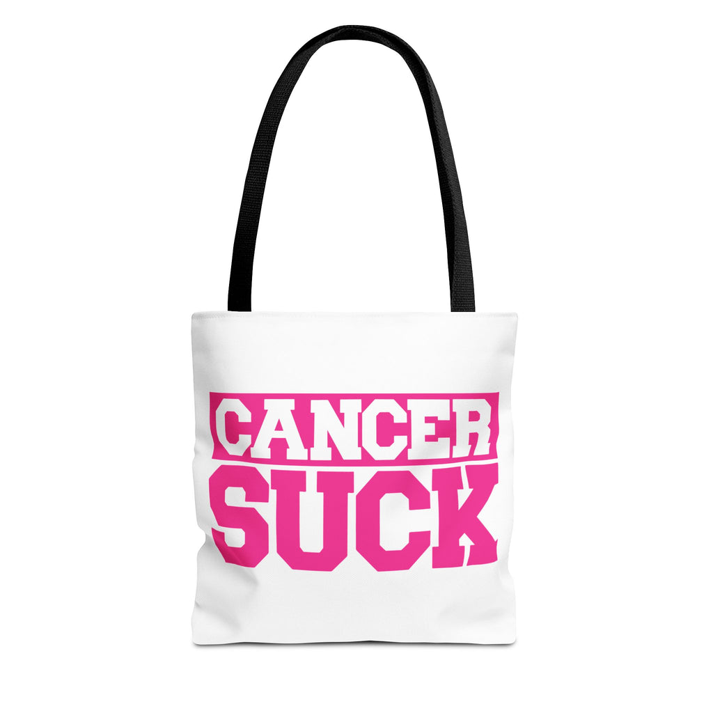 Cancer Suck Pink Awareness Tote Bag