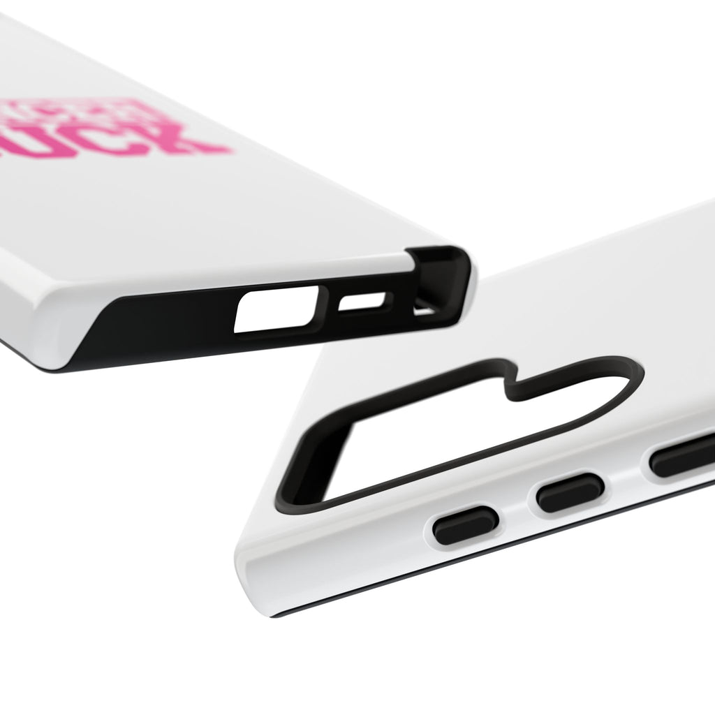 Phone Case - "Cancer Suck" Pink Awareness Tough Case