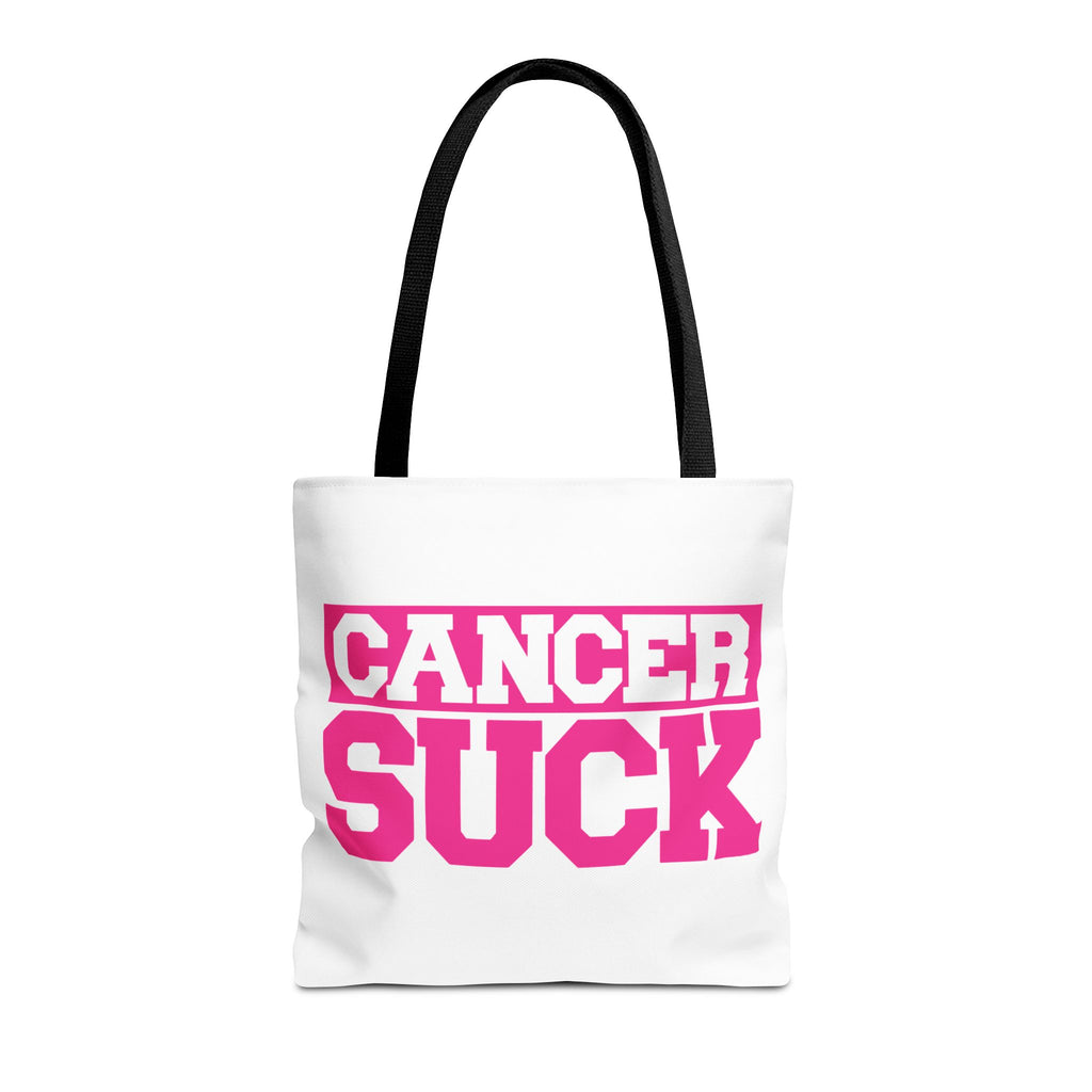 Cancer Suck Pink Awareness Tote Bag