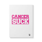 Cancer Suck Softcover Journal — Breast Cancer Support Notebook