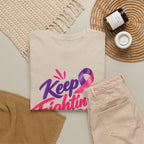 Keep Fighting T-Shirt — Awareness Ribbon Support Tee