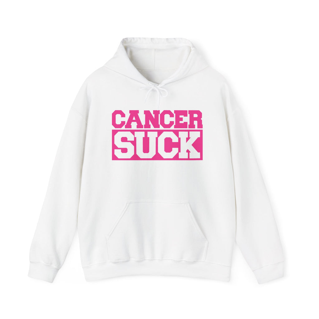 Cancer Suck Hoodie — Bold Pink Breast Cancer Awareness Sweatshirt