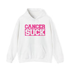 Cancer Suck Hoodie — Bold Pink Breast Cancer Awareness Sweatshirt