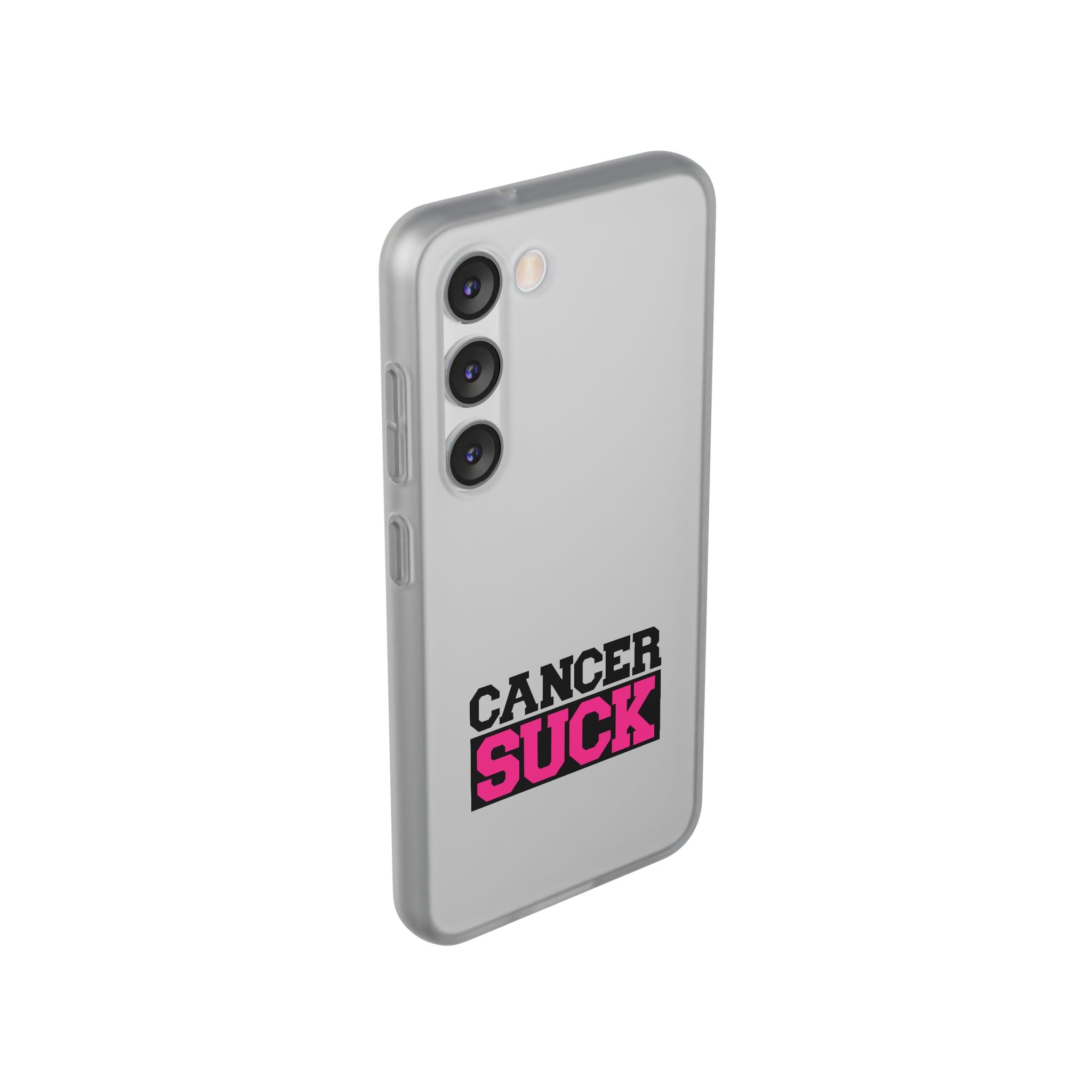 Phone Case — "Cancer Suck" Bold Awareness Slim Flexi Case