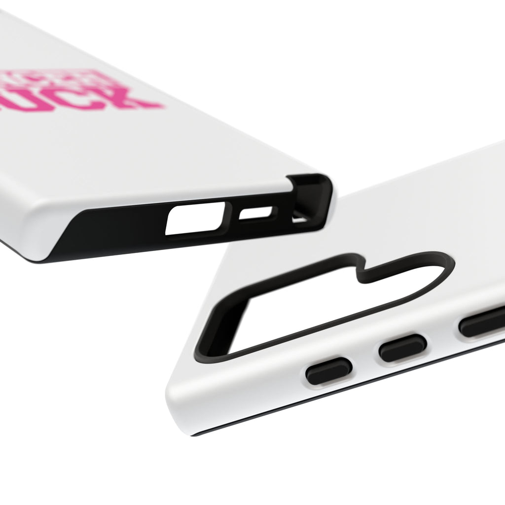 Phone Case - "Cancer Suck" Pink Awareness Tough Case