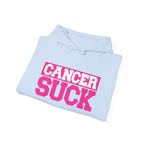 Cancer Suck Hoodie — Bold Pink Cancer Awareness Pullover