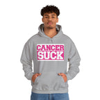 Cancer Suck Hoodie — Bold Pink Breast Cancer Awareness Sweatshirt