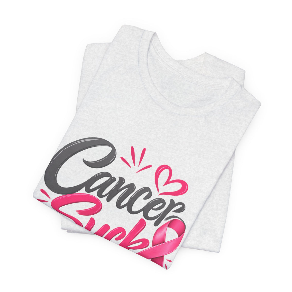 Breast Cancer Awareness Tee — "Cancer Sucks" Pink Ribbon Shirt