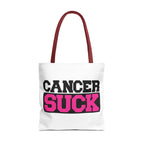 Cancer Suck Pink Awareness Tote