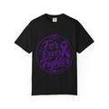 For Every Fighter T-Shirt — Cancer Awareness Purple Ribbon Support Tee