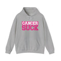 Cancer Suck Hoodie — Bold Pink Cancer Awareness Pullover