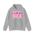 Cancer Suck Hoodie — Bold Pink Breast Cancer Awareness Sweatshirt