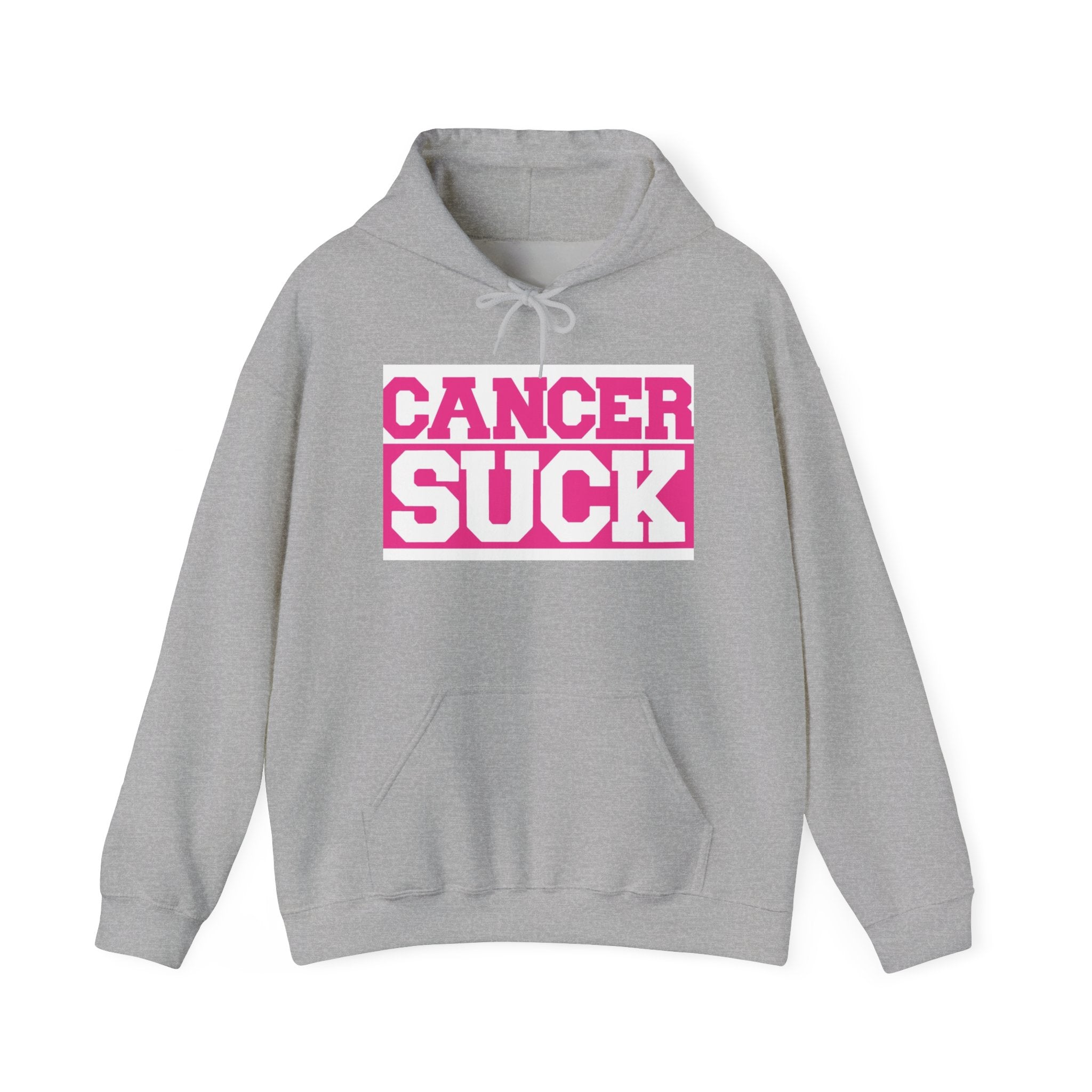 Cancer Suck Hoodie — Bold Pink Breast Cancer Awareness Sweatshirt