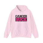 Cancer Suck Hoodie — Pink Awareness Support Pullover