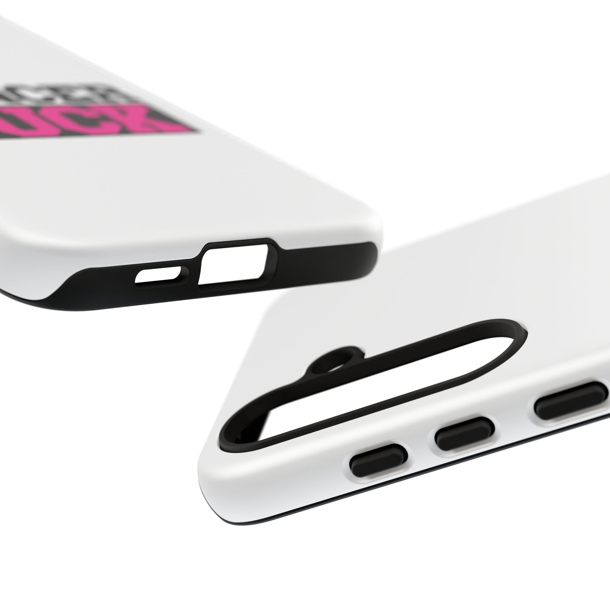 Phone Case — "Cancer Suck" Pink Awareness Tough Case