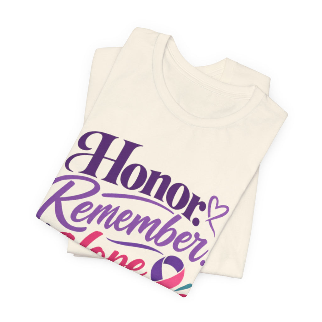 Honor Remember Hope Ribbon Tee