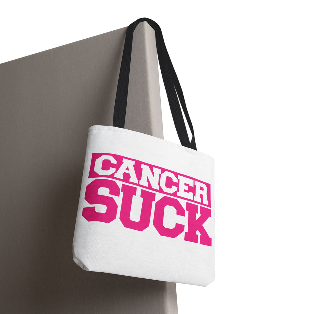 Cancer Suck Pink Awareness Tote Bag