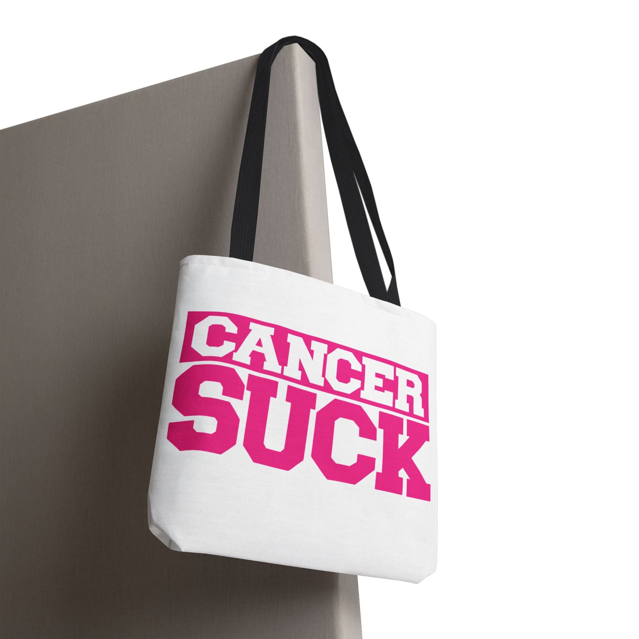 Cancer Suck Pink Awareness Tote Bag