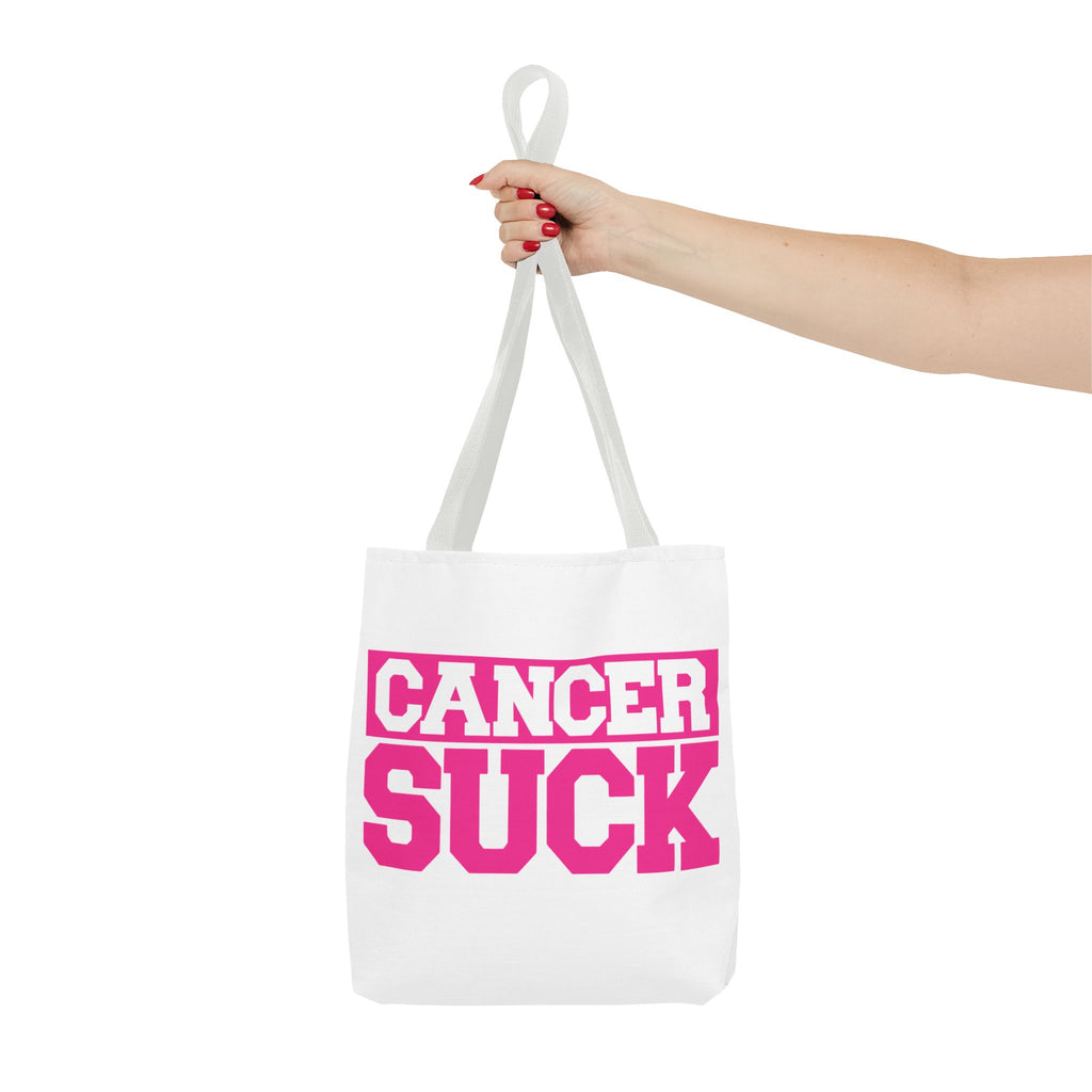 Cancer Suck Pink Awareness Tote Bag