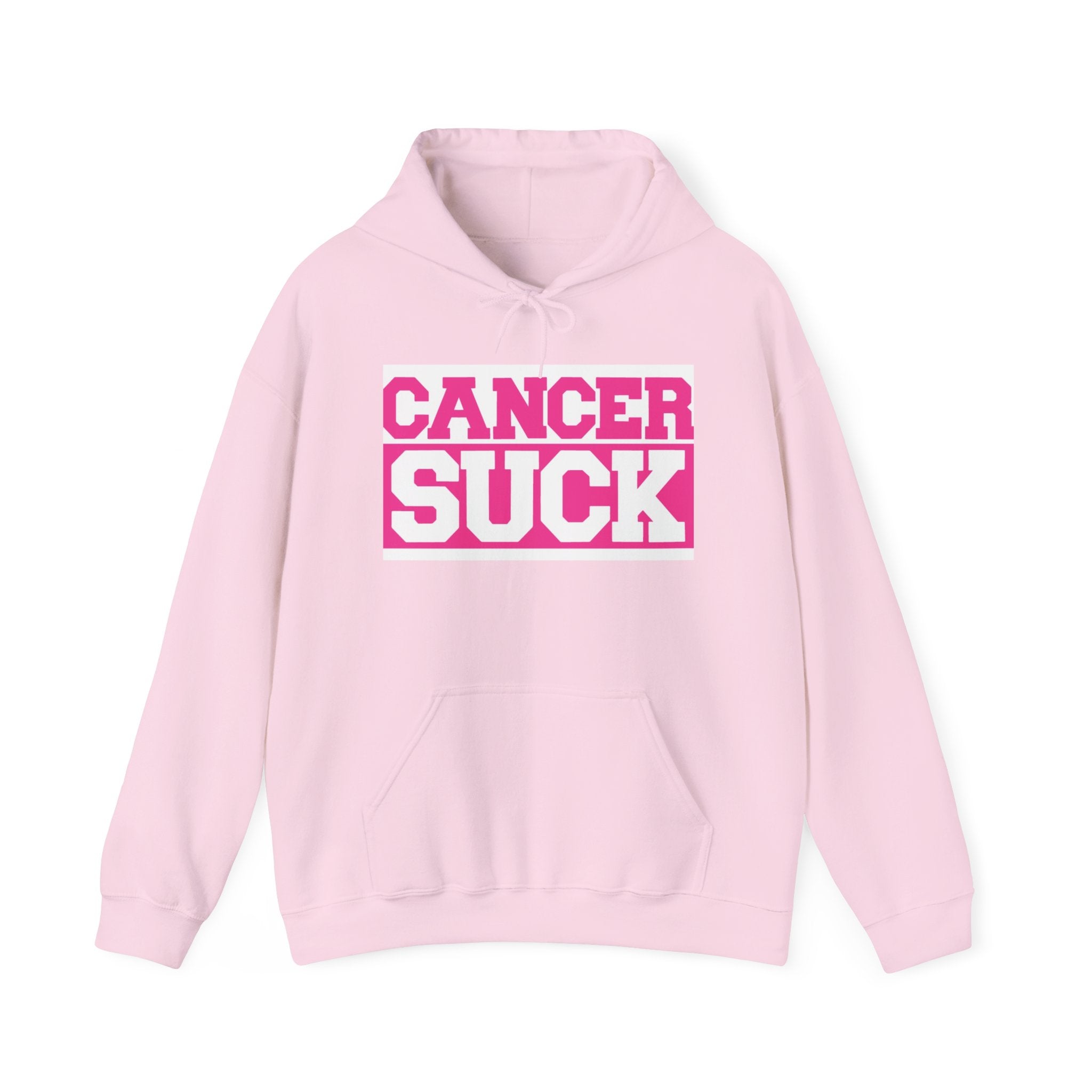 Cancer Suck Hoodie — Bold Pink Breast Cancer Awareness Sweatshirt