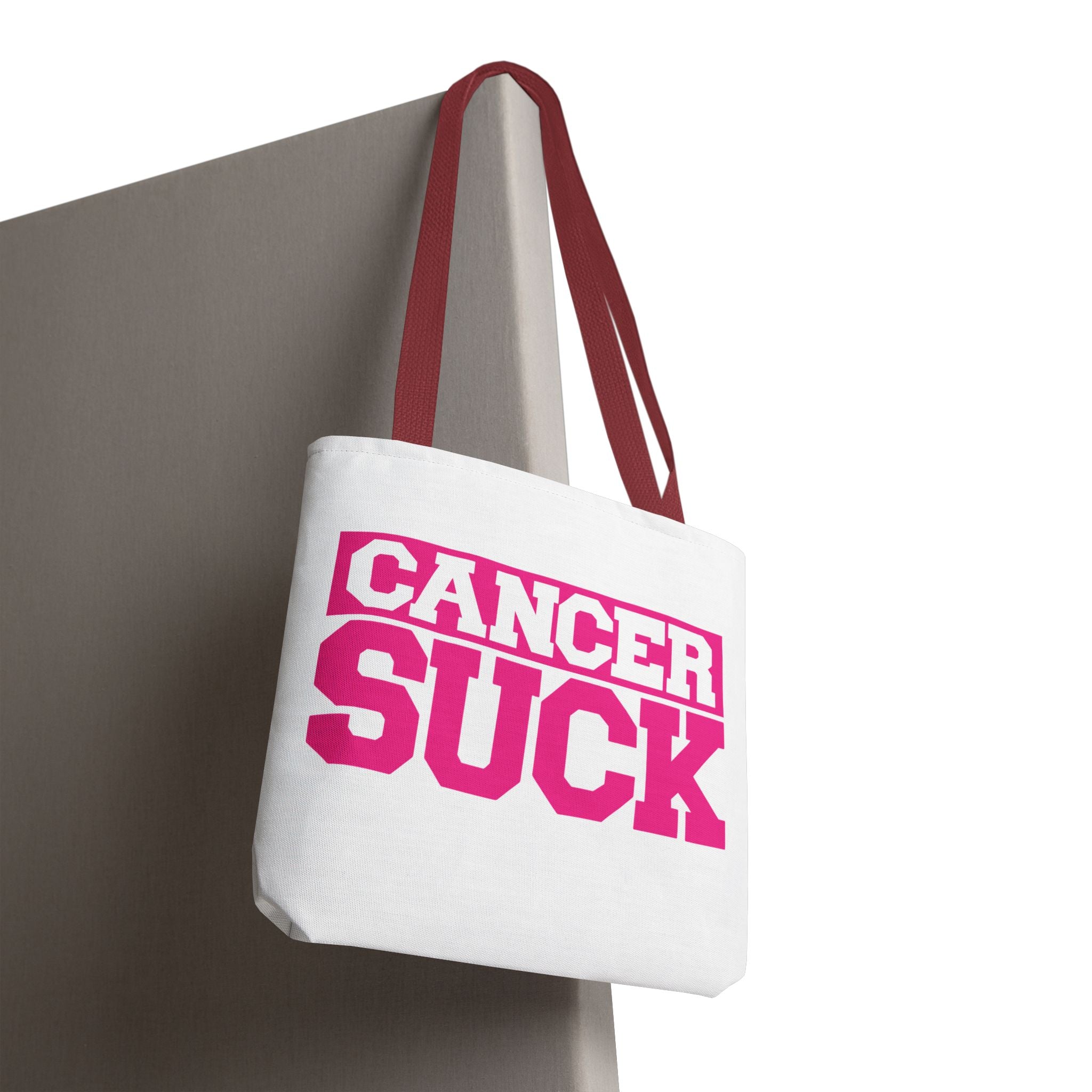 Cancer Suck Pink Awareness Tote Bag