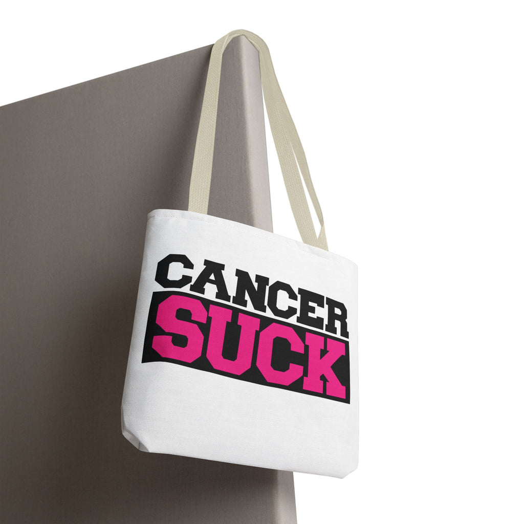 Cancer Suck Pink Awareness Tote