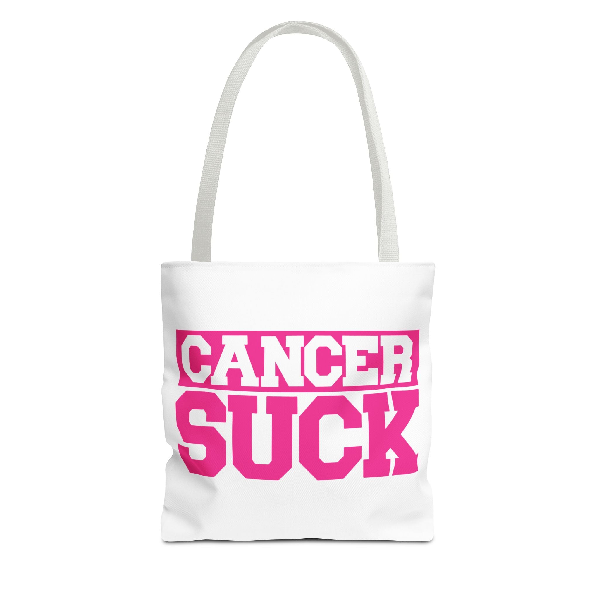 Cancer Suck Pink Awareness Tote Bag