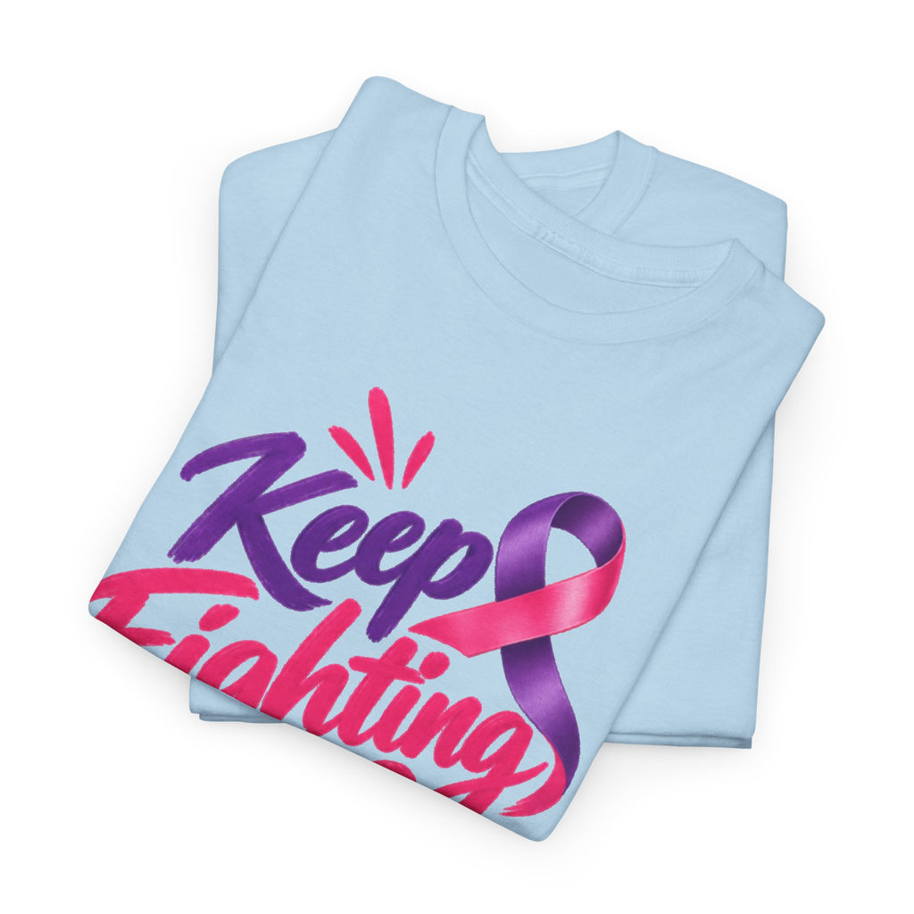 Keep Fighting T-Shirt — Awareness Ribbon Support Tee