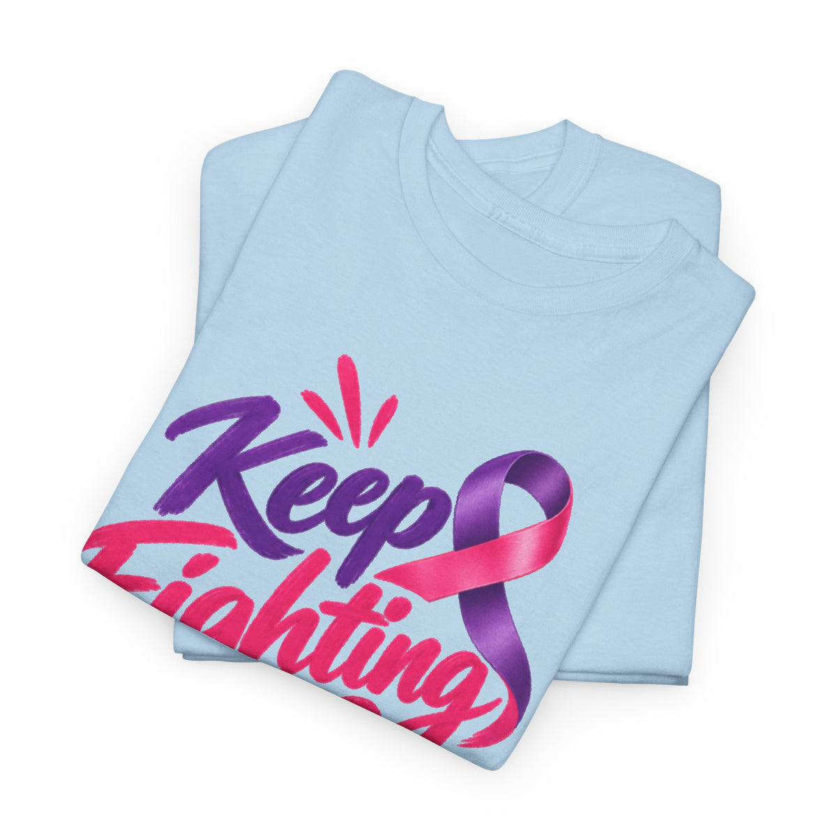 Keep Fighting T-Shirt — Awareness Ribbon Support Tee