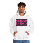 Cancer Suck Hoodie — Pink Awareness Statement Pullover