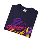 Be Someone's Hope T-Shirt — Purple & Gold Awareness Ribbon Tee