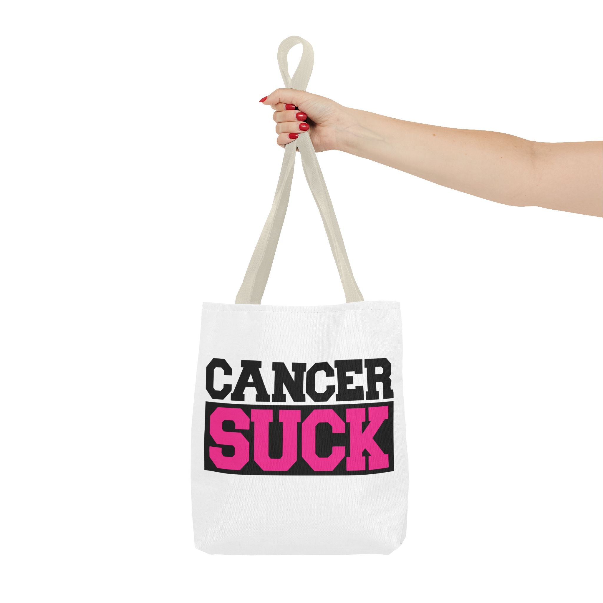 Cancer Suck Pink Awareness Tote