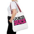 Cancer Suck Pink Awareness Tote