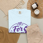 For Every Fighter T-Shirt — Cancer Awareness Purple Ribbon Support Tee
