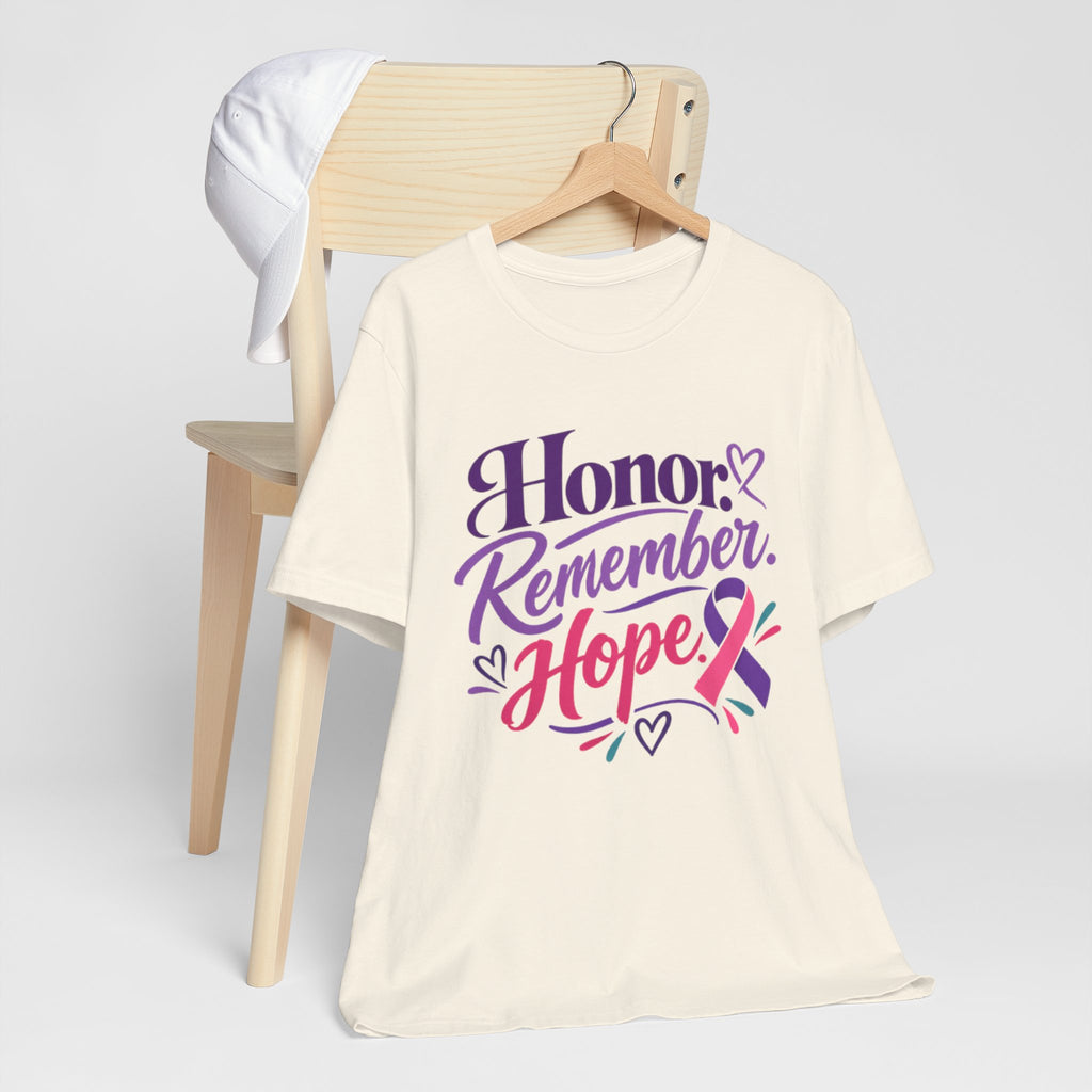 Honor Remember Hope Ribbon Tee