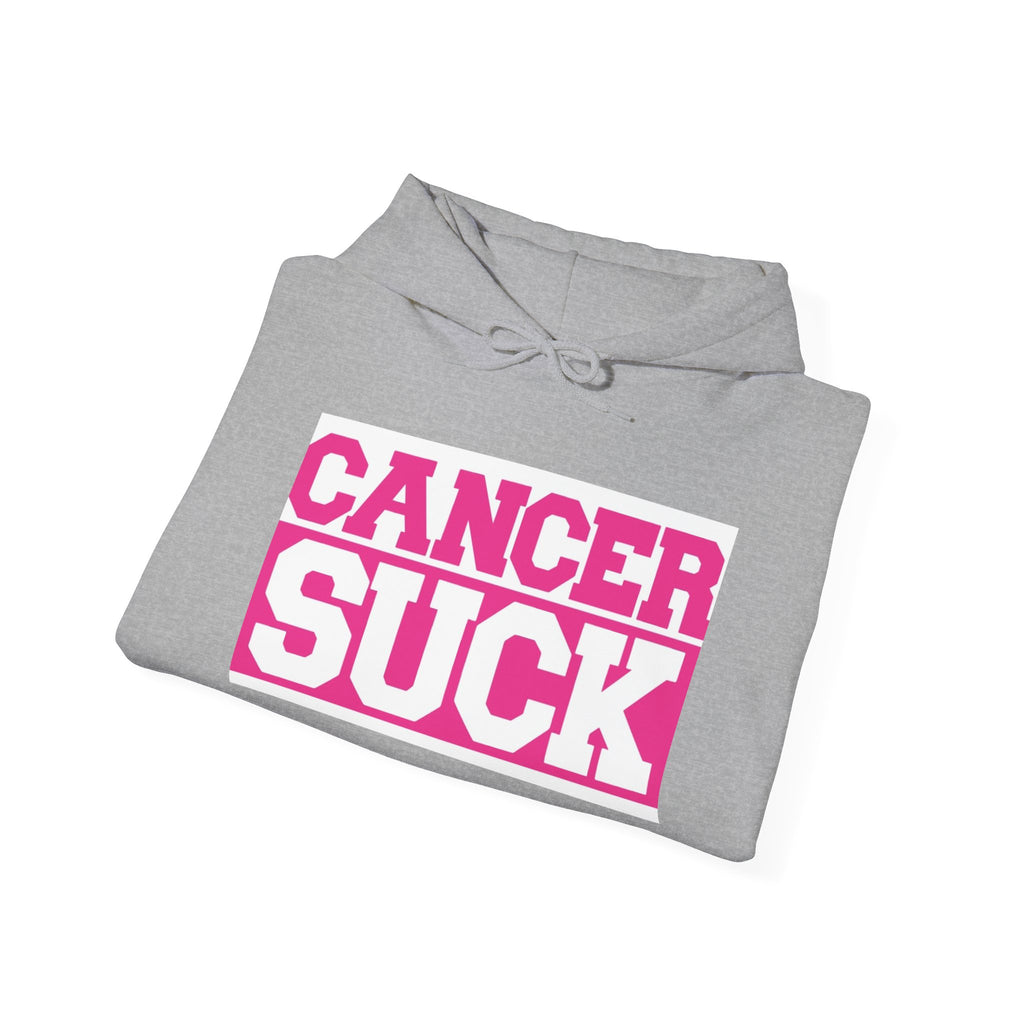 Cancer Suck Hoodie — Bold Pink Breast Cancer Awareness Sweatshirt