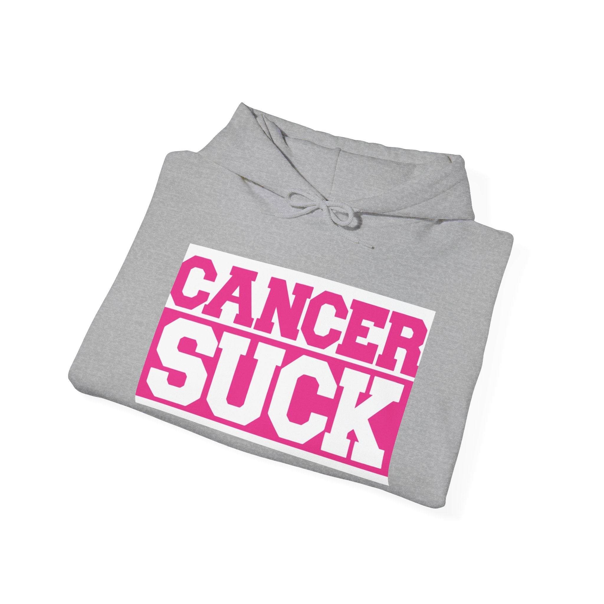 Cancer Suck Hoodie — Bold Pink Breast Cancer Awareness Sweatshirt