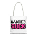 Cancer Suck Pink Awareness Tote