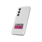 Phone Case — "Cancer Suck" Bold Awareness Slim Flexi Case