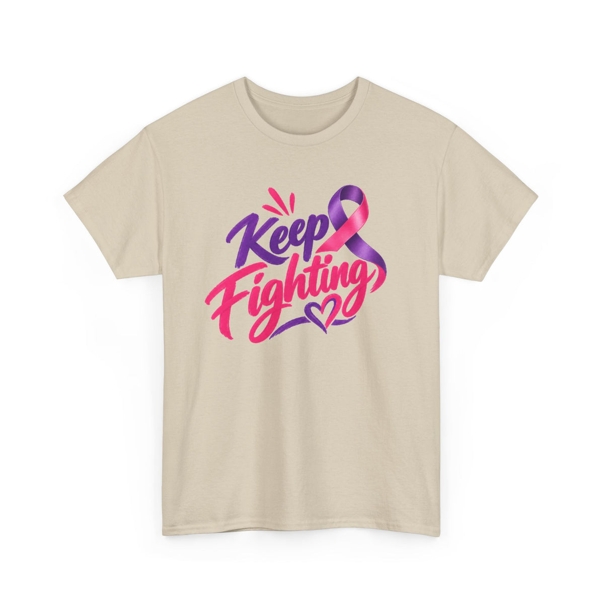 Keep Fighting T-Shirt — Awareness Ribbon Support Tee