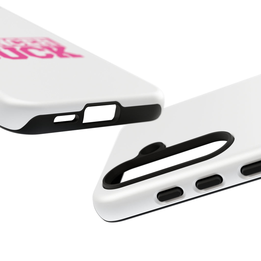 Phone Case - "Cancer Suck" Pink Awareness Tough Case